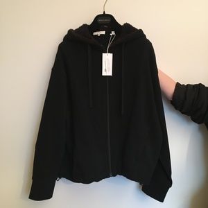 Vince Sherpa Hooded Zip-Up (Women's)